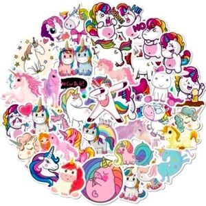 50 Assorted Unicorn 🦄 Stickers